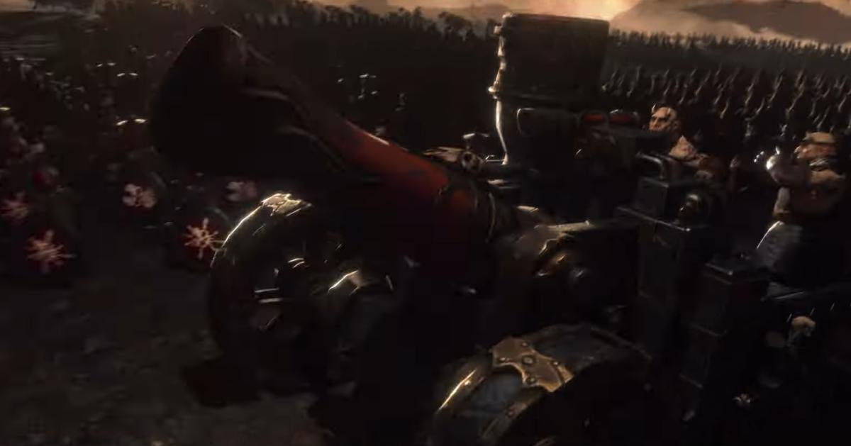 Total War Warhammer 3 Magma Cannon.